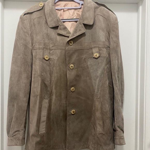 Montreal Leather Garment Jacket, Size 42, Vintage - Picture 1 of 10